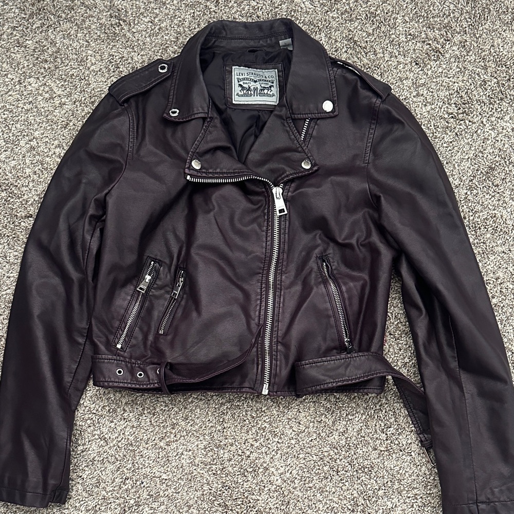 Levi's Women's Leather Jacket in Deep Brown